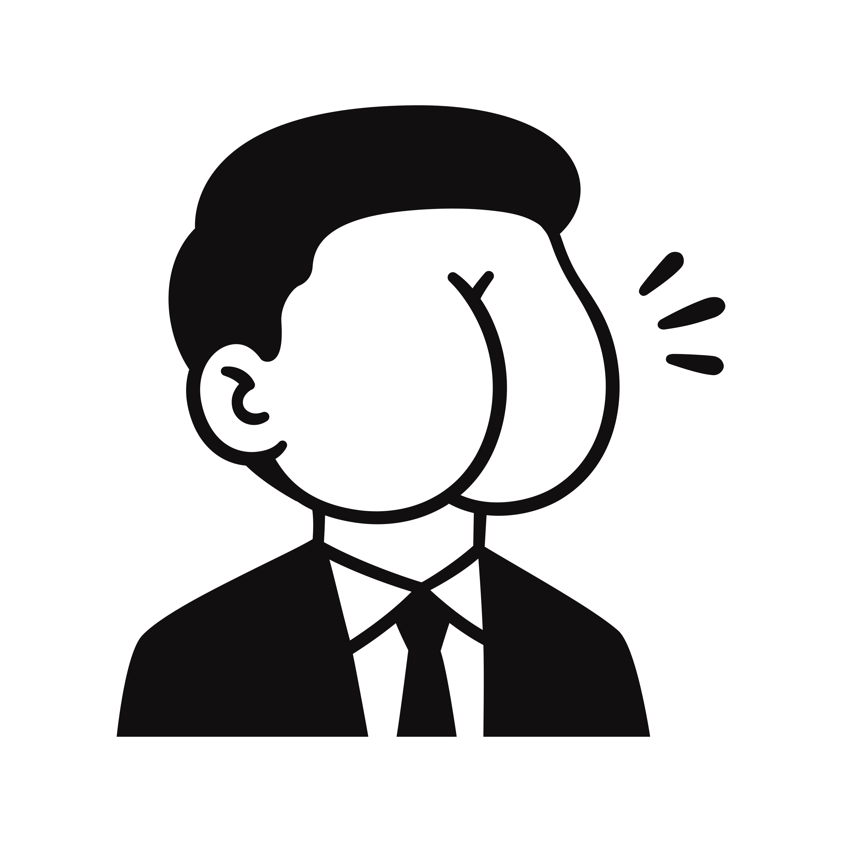 Illustration of a suited figure